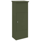 Parcel Drop Box Olive green 44.5 x 29 x 110.5 cm Steel
