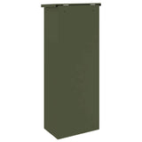 Parcel Drop Box Olive green 44.5 x 29 x 110.5 cm Steel
