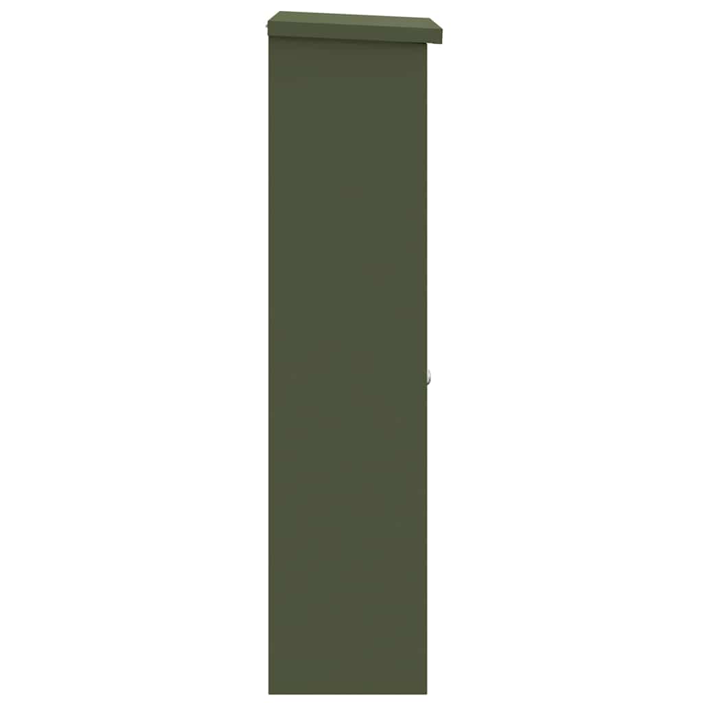 Parcel Drop Box Olive green 44.5 x 29 x 110.5 cm Steel