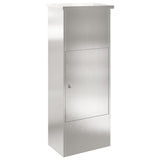 Parcel Drop Box Black 44.5 x 29 x 110.5 cm Stainless steel