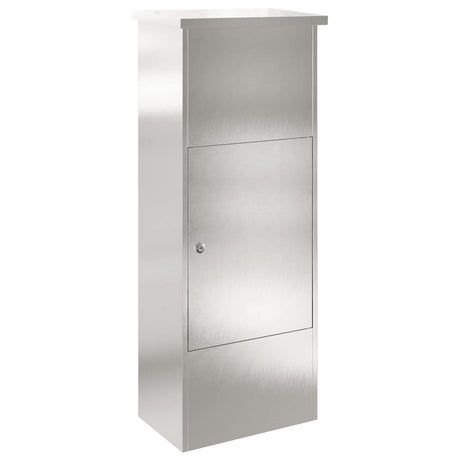 Parcel Drop Box Black 44.5 x 29 x 110.5 cm Stainless steel