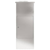 Parcel Drop Box Black 44.5 x 29 x 110.5 cm Stainless steel