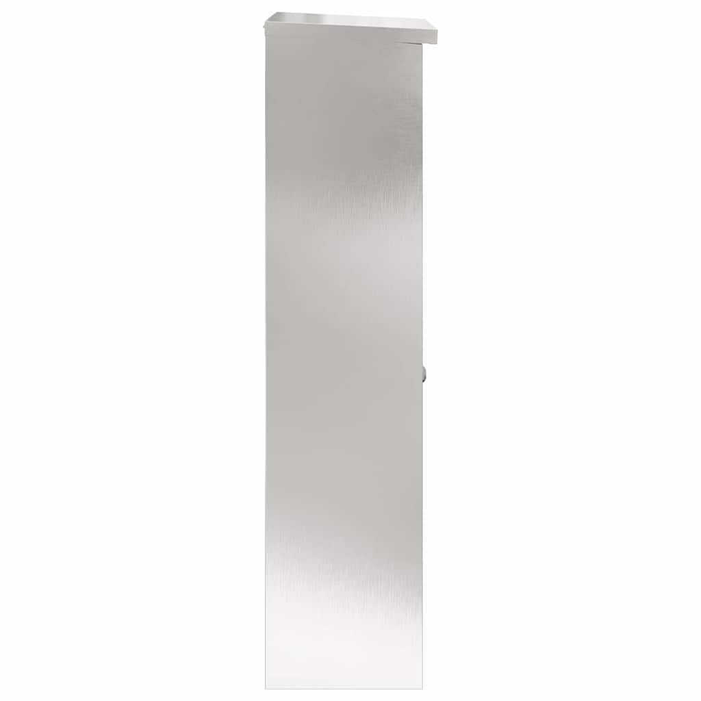 Parcel Drop Box Black 44.5 x 29 x 110.5 cm Stainless steel