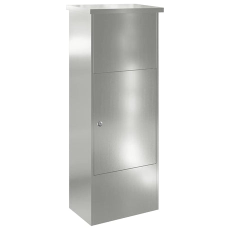 Parcel Drop Box Black 44.5 x 29 x 110.5 cm Galvanised steel