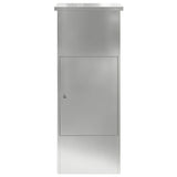 Parcel Drop Box Black 44.5 x 29 x 110.5 cm Galvanised steel