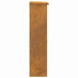 Parcel Drop Box Rusty 44.5 x 29 x 110.5 cm Weathering steel
