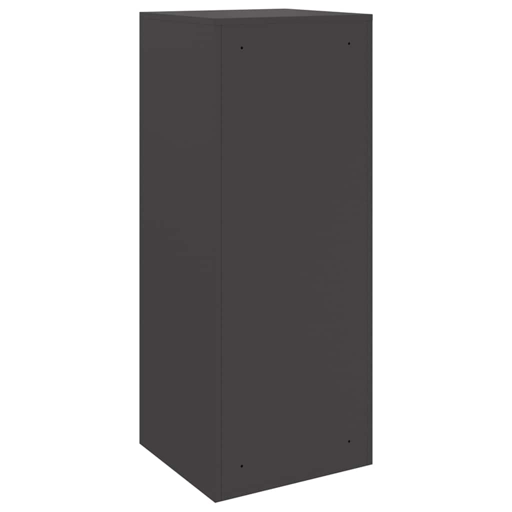 Parcel Drop Box Black 41 x 38 x 103 cm Steel