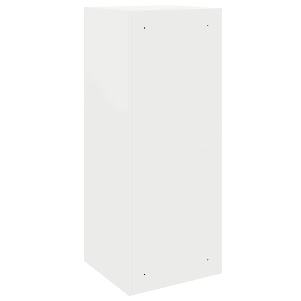 Parcel Drop Box White 41 x 38 x 103 cm Steel