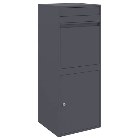 Parcel Drop Box Anthracite 41 x 38 x 103 cm Steel