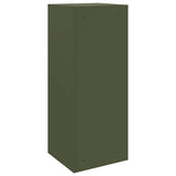 Parcel Drop Box Olive green 41 x 38 x 103 cm Steel
