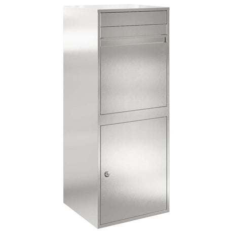 Parcel Drop Box Black 41 x 38 x 103 cm Stainless steel