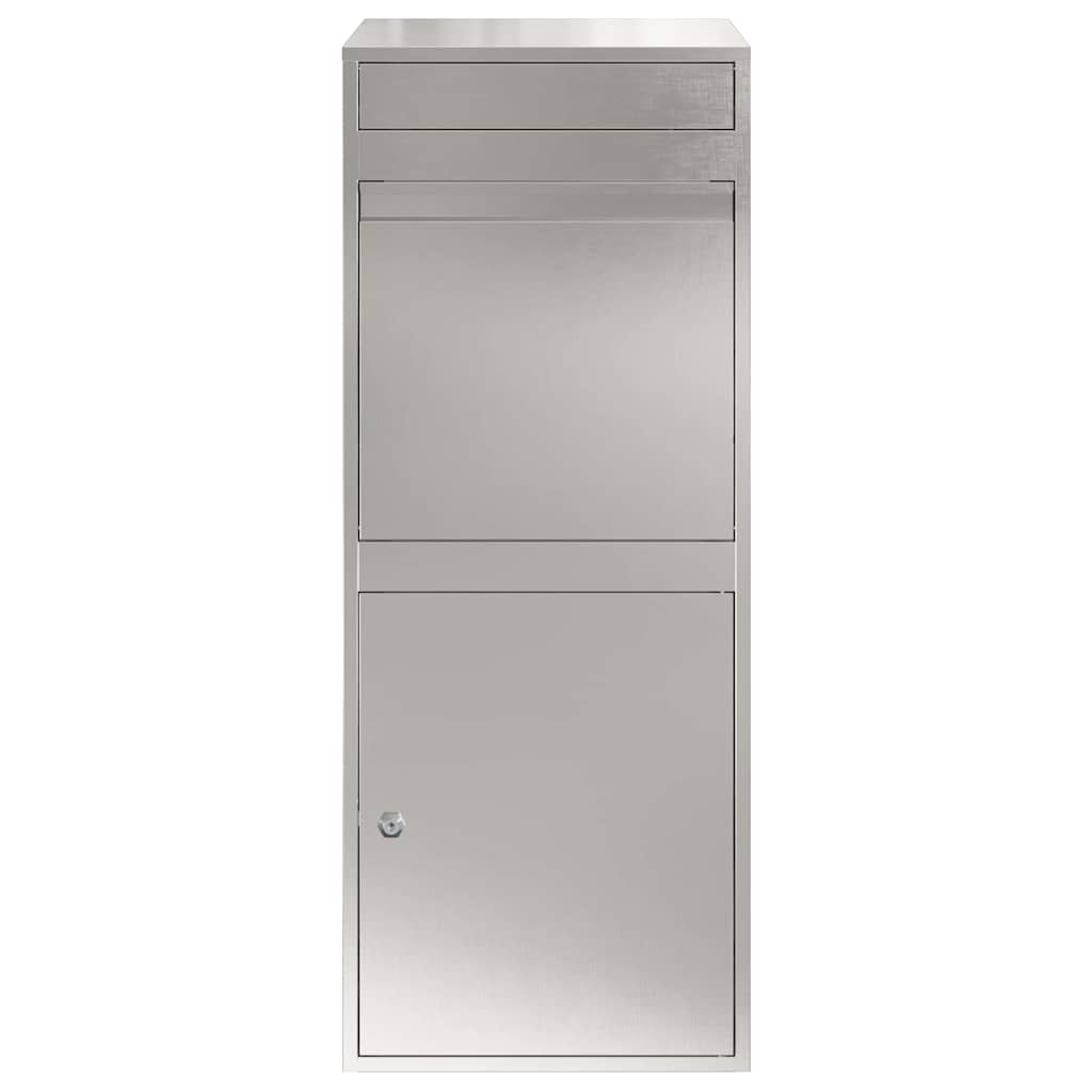 Parcel Drop Box Black 41 x 38 x 103 cm Stainless steel