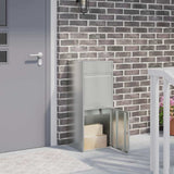 Parcel Drop Box Black 41 x 38 x 103 cm Galvanised steel