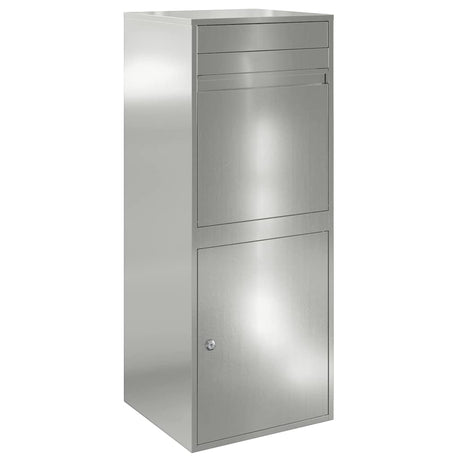 Parcel Drop Box Black 41 x 38 x 103 cm Galvanised steel