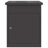 Parcel Drop Box Black 44 x 35 x 59 cm Steel