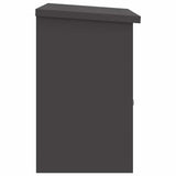 Parcel Drop Box Black 44 x 35 x 59 cm Steel