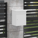 Parcel Drop Box White 44 x 35 x 59 cm Steel