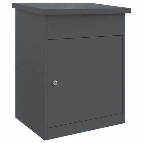 Parcel Drop Box Anthracite 44 x 35 x 59 cm Steel