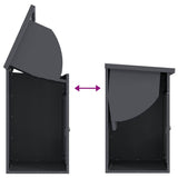 Parcel Drop Box Anthracite 44 x 35 x 59 cm Steel