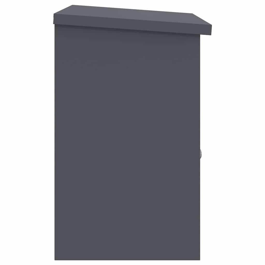 Parcel Drop Box Anthracite 44 x 35 x 59 cm Steel