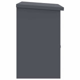 Parcel Drop Box Anthracite 44 x 35 x 59 cm Steel