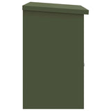 Parcel Drop Box Olive green 44 x 35 x 59 cm Steel