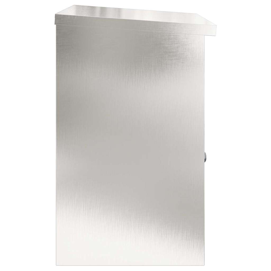 Parcel Drop Box Black 44 x 35 x 59 cm Stainless steel