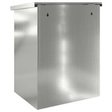 Parcel Drop Box Black 44 x 35 x 59 cm Galvanised steel