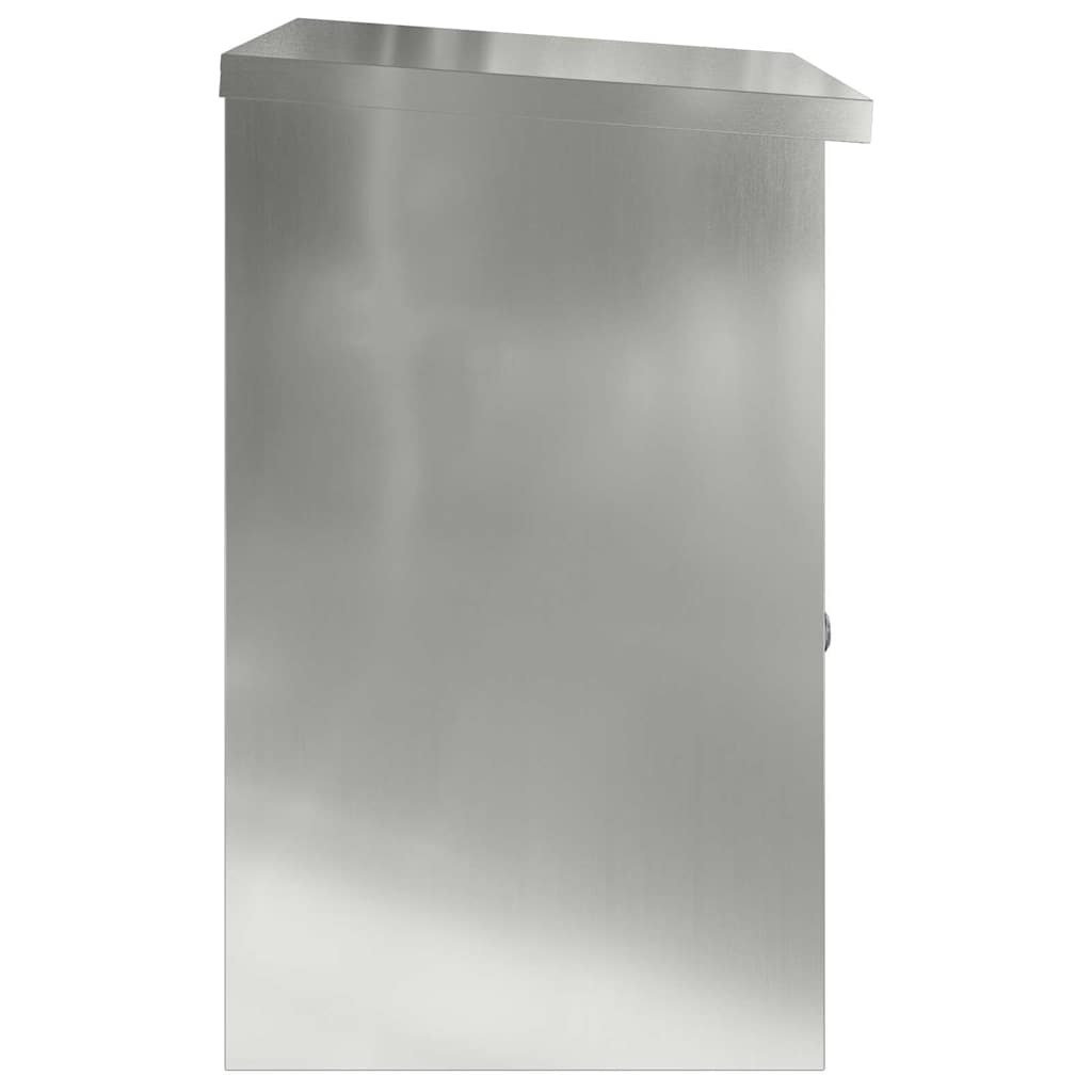 Parcel Drop Box Black 44 x 35 x 59 cm Galvanised steel