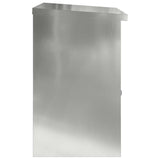 Parcel Drop Box Black 44 x 35 x 59 cm Galvanised steel