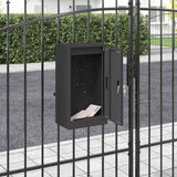 Mailbox Black 30 x 23 x 55 cm Steel