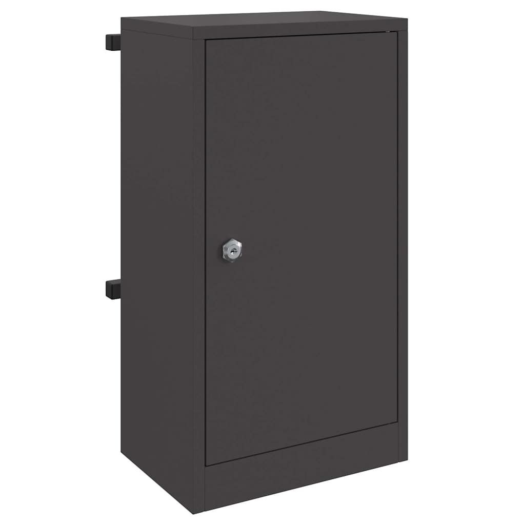 Mailbox Black 30 x 23 x 55 cm Steel