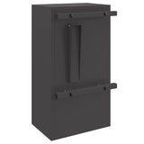 Mailbox Black 30 x 23 x 55 cm Steel