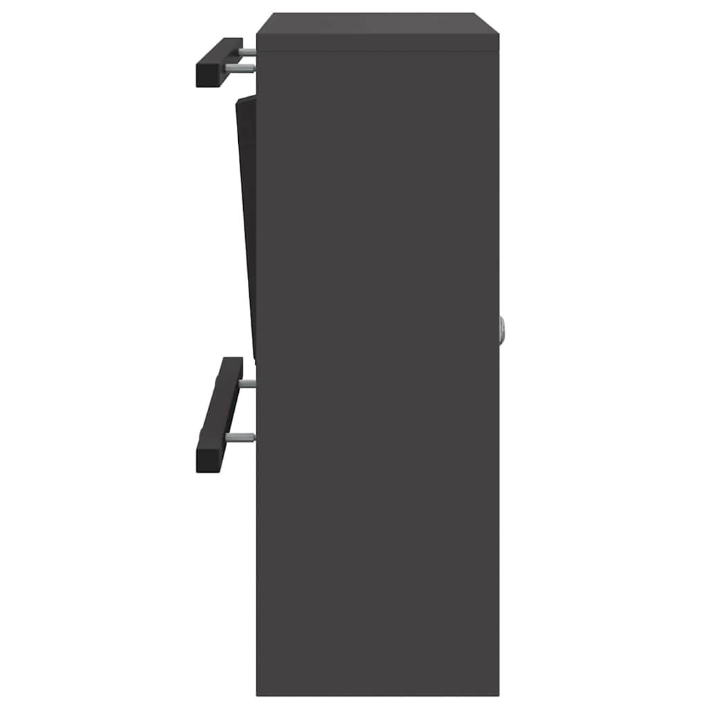 Mailbox Black 30 x 23 x 55 cm Steel