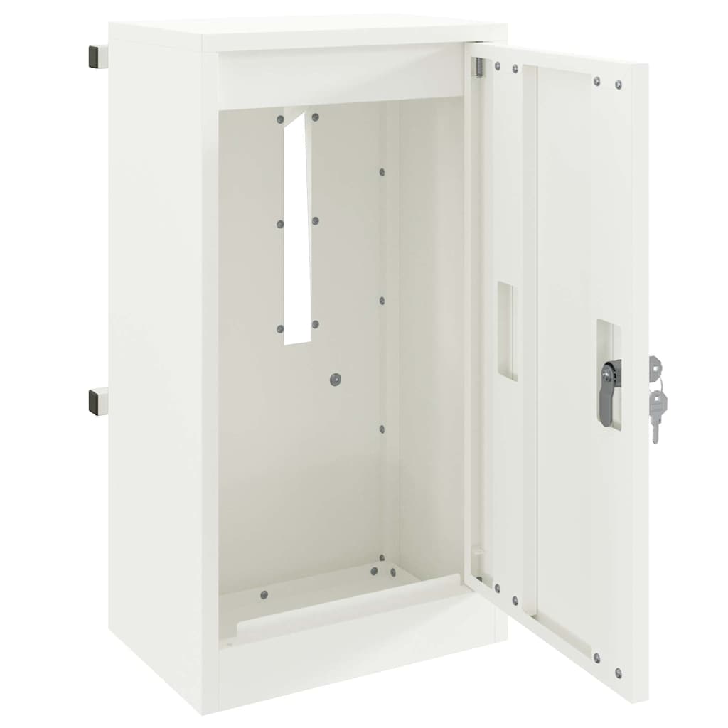 Mailbox White 30 x 23 x 55 cm Steel