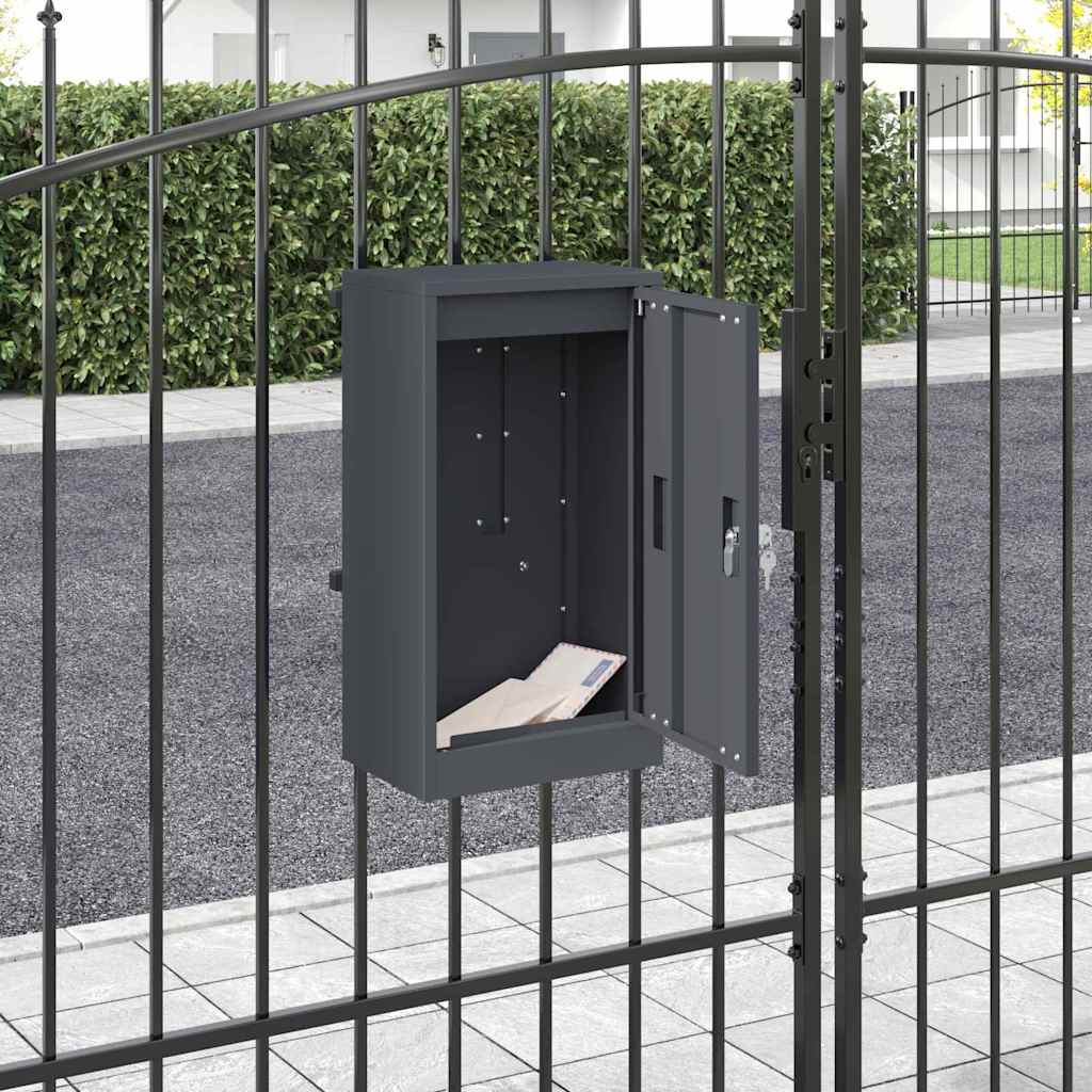Mailbox Anthracite 30 x 23 x 55 cm Steel
