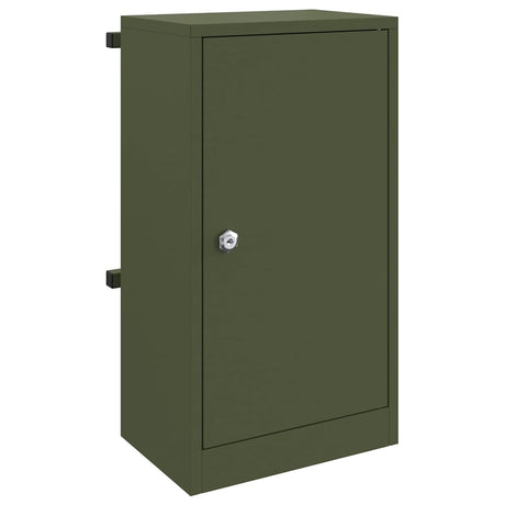 Mailbox Olive green 30 x 23 x 55 cm Steel