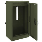 Mailbox Olive green 30 x 23 x 55 cm Steel