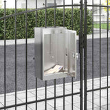 Mailbox Black 30 x 23 x 55 cm Stainless steel