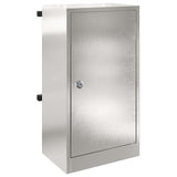 Mailbox Black 30 x 23 x 55 cm Stainless steel