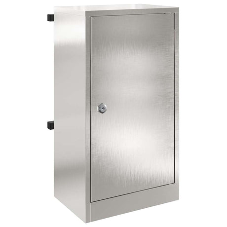 Mailbox Black 30 x 23 x 55 cm Stainless steel