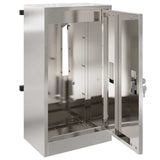 Mailbox Black 30 x 23 x 55 cm Stainless steel