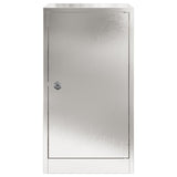Mailbox Black 30 x 23 x 55 cm Stainless steel