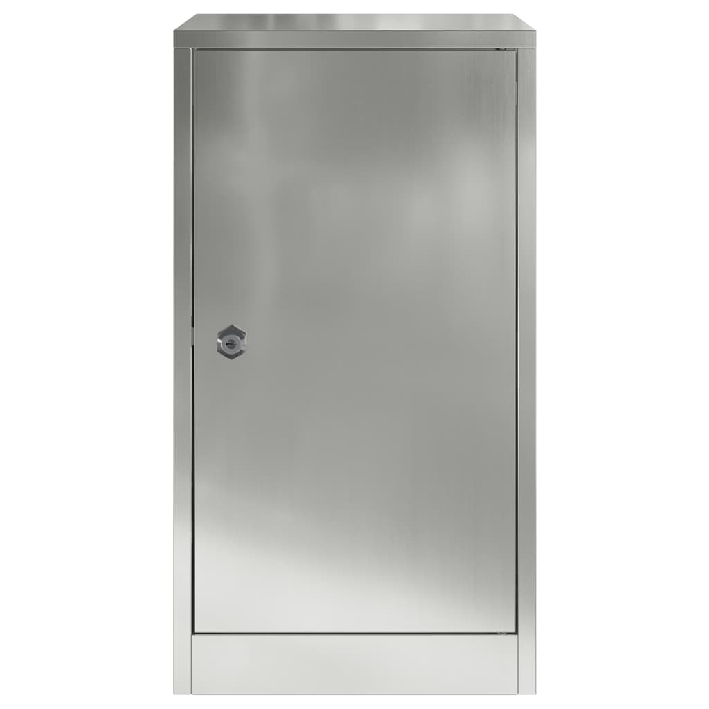 Mailbox Black 30 x 23 x 55 cm Galvanised steel