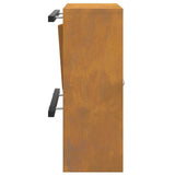 Mailbox Rusty 30 x 23 x 55 cm Weathering steel