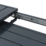 Extension Table 2 pcs Anthracite 210 x 90 x 73 cm Steel