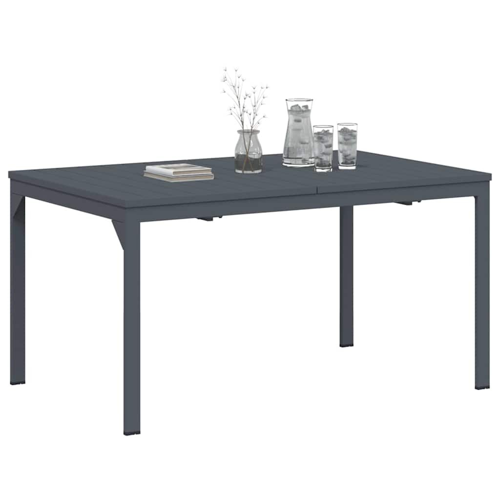 Extension Table 2 pcs Anthracite 210 x 90 x 73 cm Steel