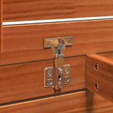 Garden Storage Box with Storage Wax brown 101 x 50.5 x 46.5 cm