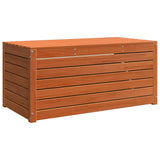 Garden Storage Box with Storage Wax brown 101 x 50.5 x 46.5 cm