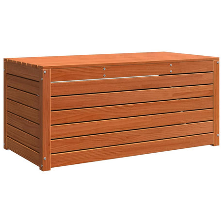 Garden Storage Box with Storage Wax brown 101 x 50.5 x 46.5 cm
